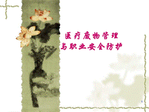 医疗废物管理与职业防护.ppt
