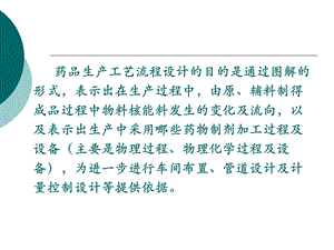 药品生产工艺流程设计.ppt