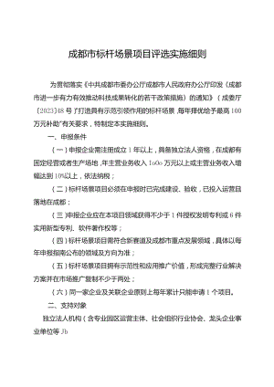《成都市标杆场景项目评选实施细则》.docx