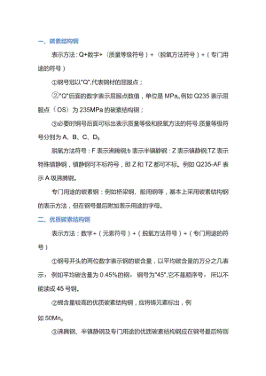 钢材常用的七种命名规则.docx
