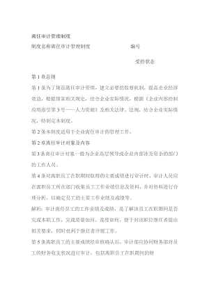 离任审计管理制度.docx