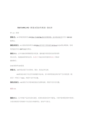 TB1495.2-1992 弹条I型扣件 弹条-修改单.docx