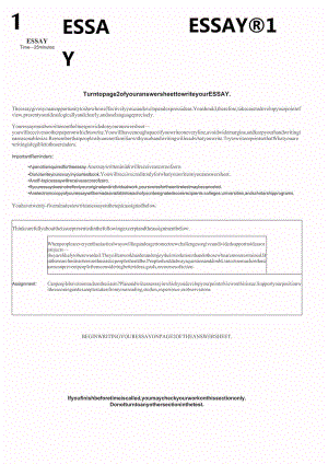 SAT-2015年1月真题（北美）-SAT备考资料.docx