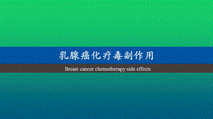 乳腺癌化疗之恶心呕吐ppt幻灯片.ppt