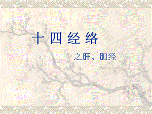 十四经络之肝胆经.ppt
