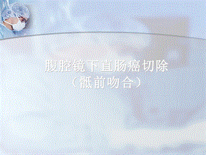 腹腔镜下直肠癌切除.ppt