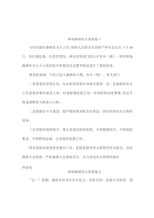 林场森林防火简报（精选10篇）.docx