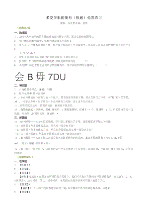 多姿多彩的图形巩固练习.docx