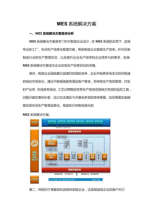 MES系统解决方案.docx