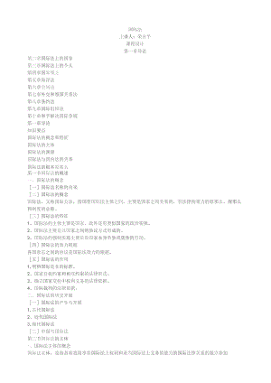国际法笔记整理doc版.docx