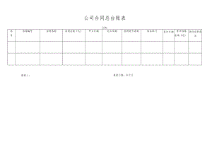 公司合同总台账表.docx