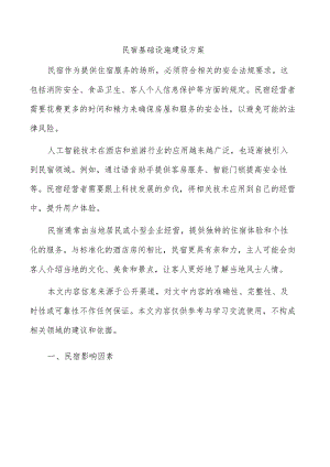 民宿基础设施建设方案.docx
