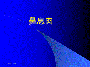 鼻息肉幻灯片.ppt