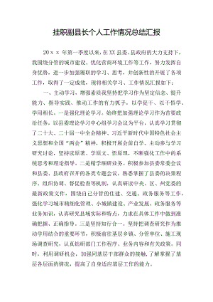 挂职副县长个人工作情况总结汇报.docx
