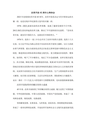 庆祝改革开放45周年心得体会01.docx