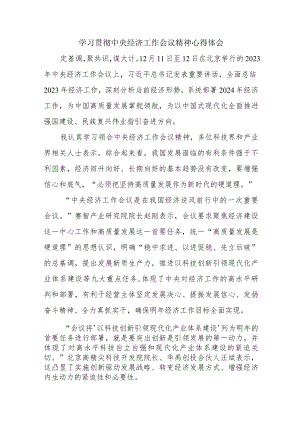 民警学习贯彻中央经济工作会议精神心得体会（合计3份）.docx