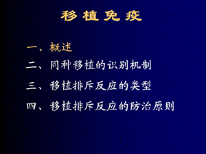 移植免疫进展.ppt