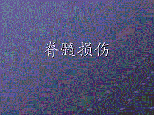 脊髓损伤.ppt.ppt