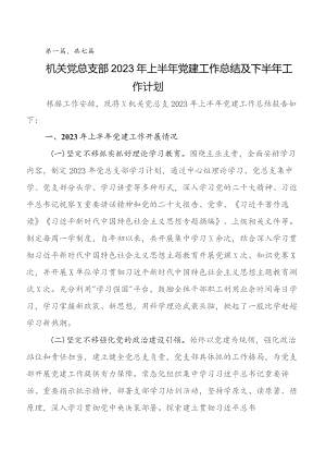 2023年党建与业务融合工作工作自查报告附下步工作举措共七篇.docx