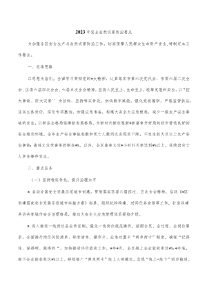 2023年安全自然灾害防治要点.docx