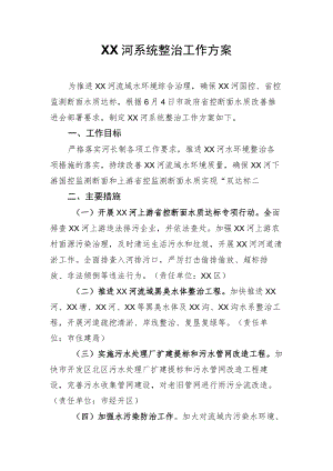 采石河系统整治工作方案.docx