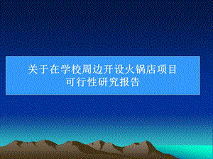可行性研究报告.ppt