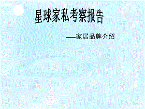 家具调研报告.ppt