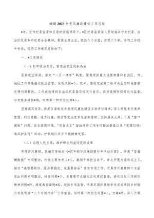 蛐蛐2023年党风廉政建设工作总结.docx