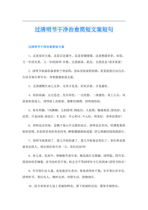 过清明节干净治愈简短文案短句.doc