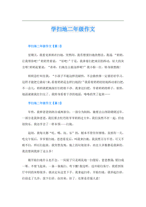 学扫地二年级作文.doc