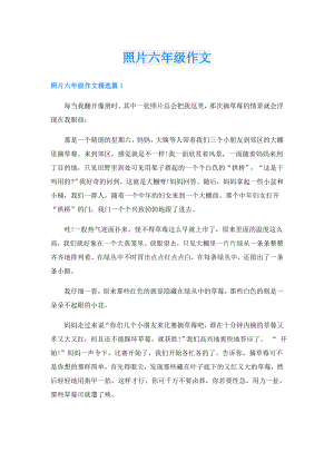 照片六年级作文.doc