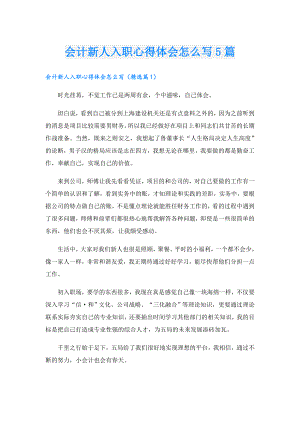 会计新人入职心得体会怎么写5篇.doc