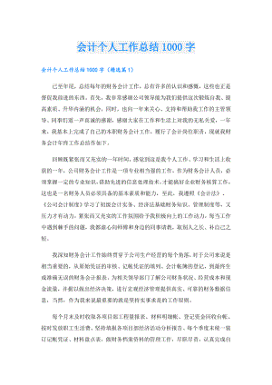 会计个人工作总结1000字.doc