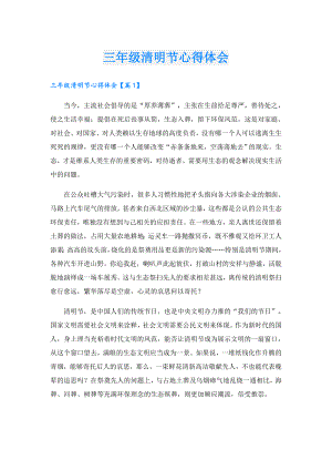 三年级清明节心得体会.doc