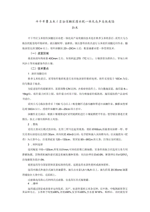 半干旱区玉米秸秆深翻还田水肥一体化高产高效栽培技术.docx