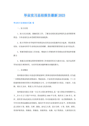 毕业实习总结报告最新2023.doc