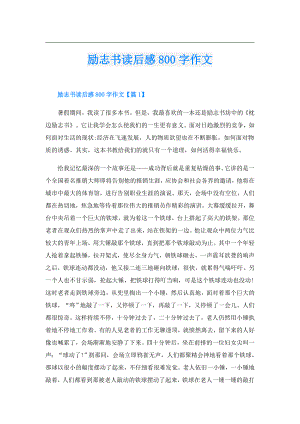 励志书读后感800字作文.doc