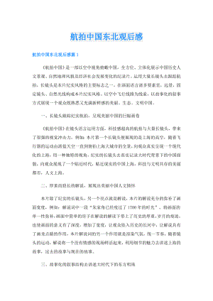 航拍中国东北观后感.doc