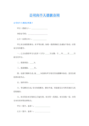 公司向个人借款合同1.doc