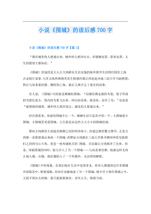 小说《围城》的读后感700字.doc
