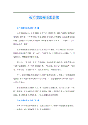 公司交通安全观后感.doc