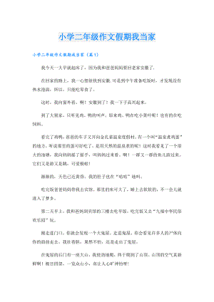 小学二年级作文假期我当家.doc