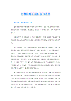 悲惨世界》读后感800字.doc
