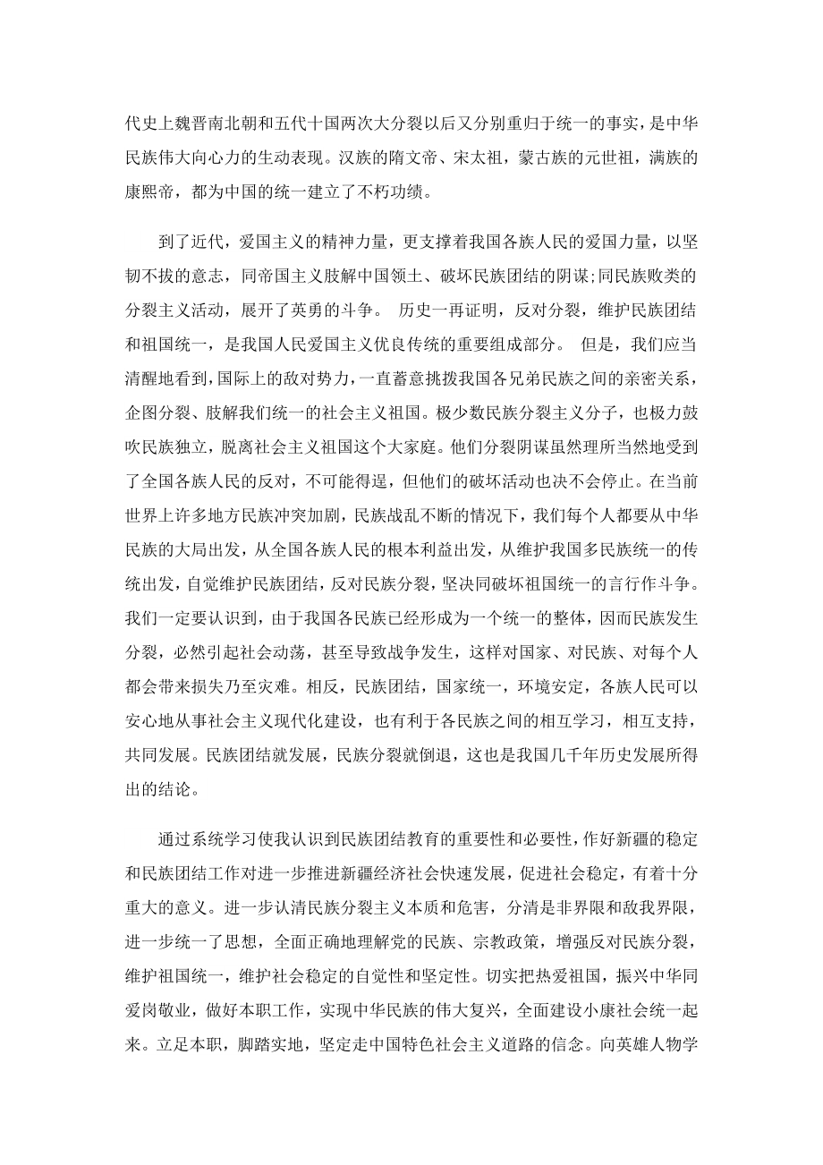 石榴籽一家亲主题团课个人观后感.doc_第2页