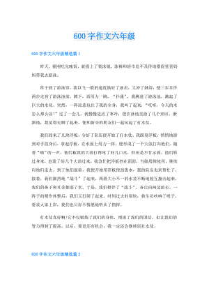 600字作文六年级.doc