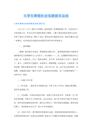 大学生寒假社会实践报告总结.doc