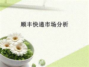 顺丰快递市场分析.ppt