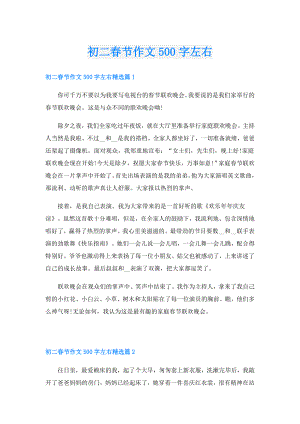 初二节作文500字左右.doc