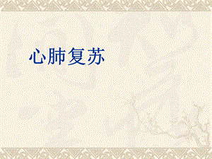 心肺复苏培训资料.ppt