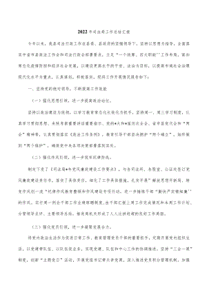 2022年司法局工作总结汇报.docx